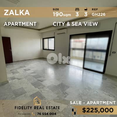 Apartment for sale in Zalka GH226 شقة غير مفروشة للبيع في زلقا،