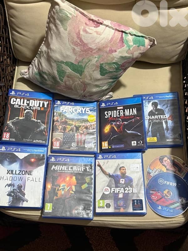 PS4 + UPS + 9 games for sale 1