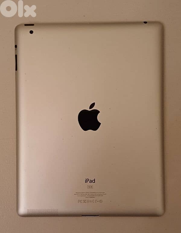 Ipad with original charger, 16 GB, working normally, Reset. 1