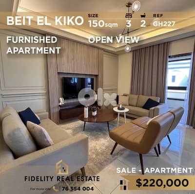 Apartment for sale in Beit El Kiko GH227 شقة للبيع في بيت الكيكو