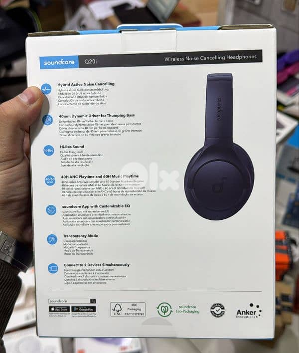 Anker soundcore Q20i blue 1