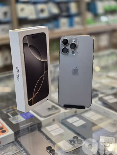 Used 16 pro max 256 gb natural  *314 cycle