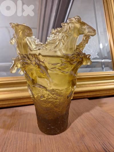 vase daum France colored anbari unique pieces