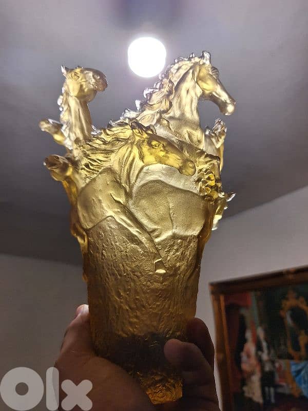 vase daum France colored anbari unique pieces 1