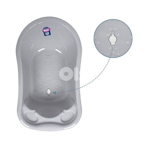 Sevi bebe Baby Bathtub with Drain 3