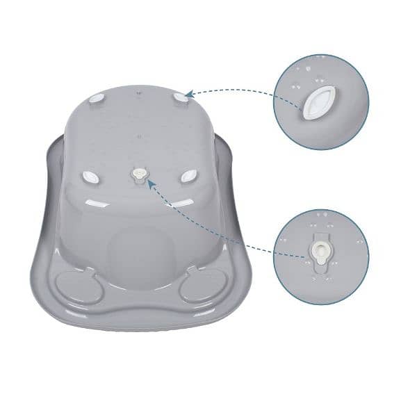 Sevi bebe Baby Bathtub with Drain 4