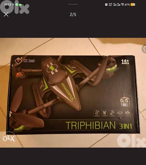 Triphiban 3 Triphiban 3 in 1 4 Channel Drone 1