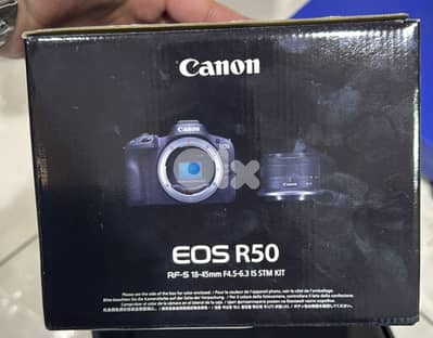 Canon camera EOS R50 RF-S 18-45mm F4.5-6.3 IS STM Kit black