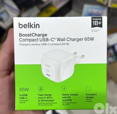 Belkin Boostcharge Compact Usb-c Wall charger 65w 2pin