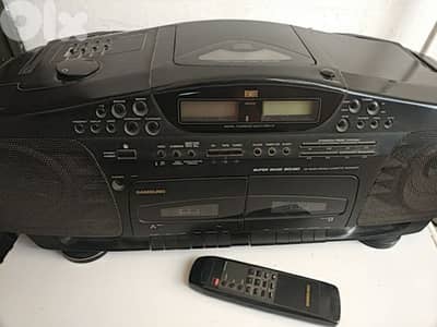 Vintage Samsung portable boombox stereo system - Not Negotiable