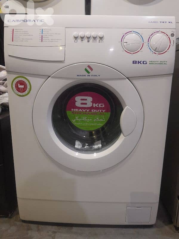 غساله كامبوماتك ايطالي 8 كيلو 2