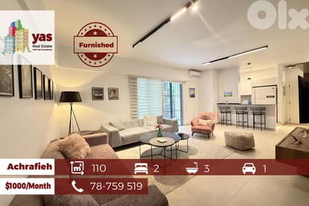 Achrafieh 110m2 | Furnished | Decorated | Prime Area | MO