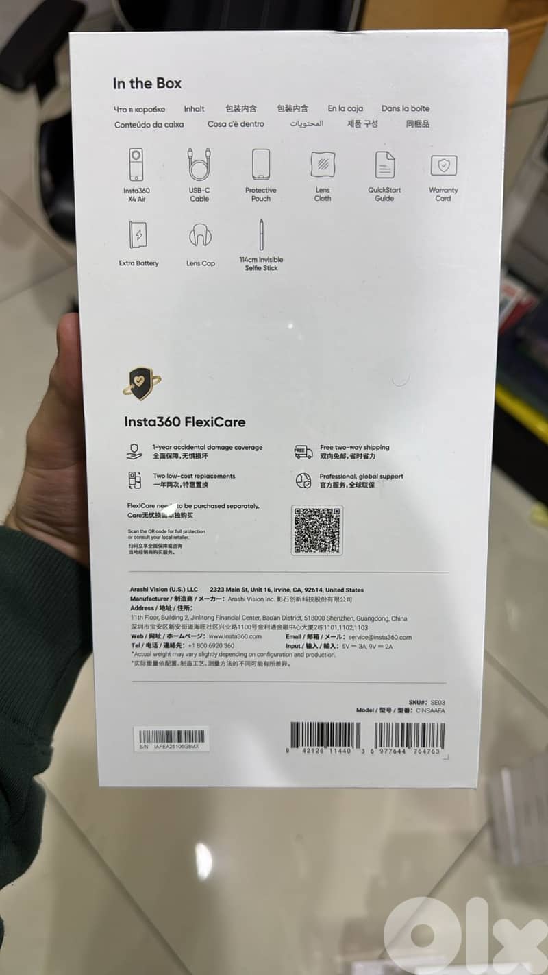 Insta360 X4 Air 8k 360 Camera starter bundle 390$ 1