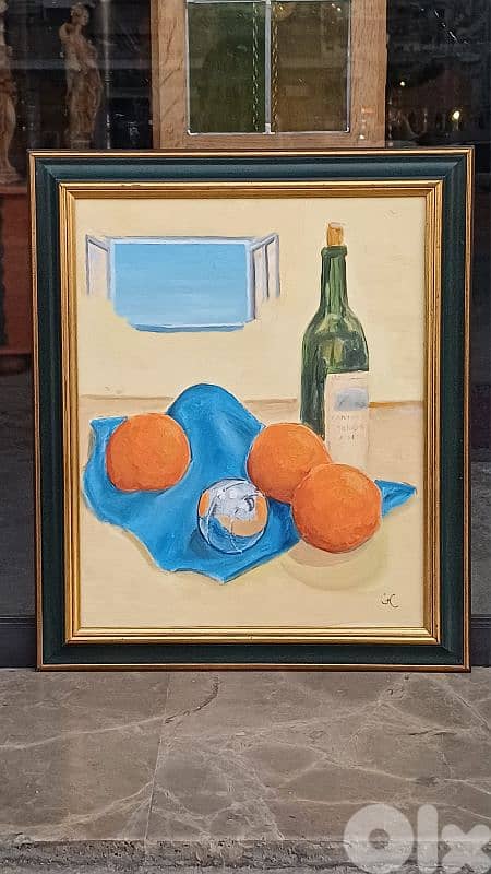 لوحة رسم زيتي اوروبية 1