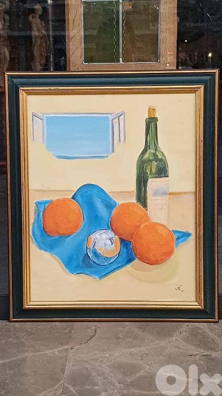 لوحة رسم زيتي اوروبية 2