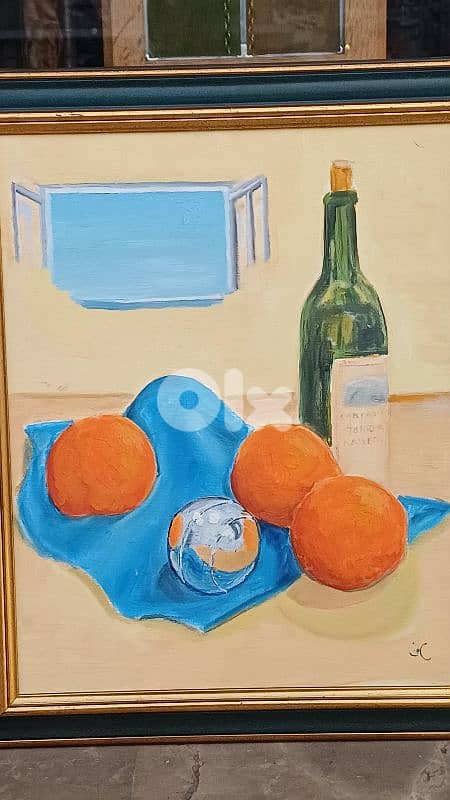 لوحة رسم زيتي اوروبية 5