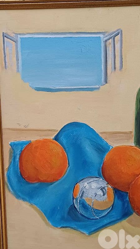 لوحة رسم زيتي اوروبية 6