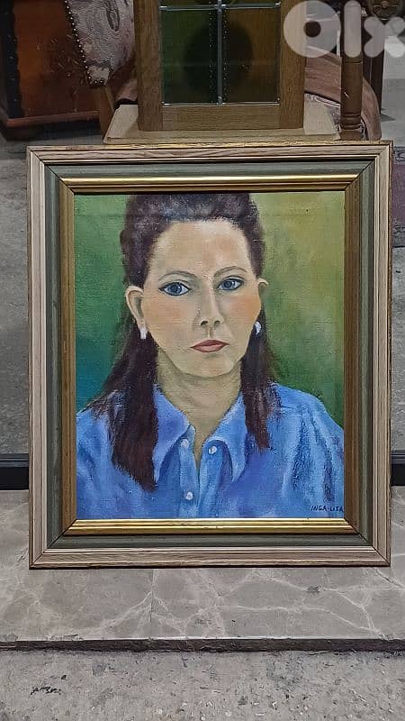 لوحة رسم زيتي اوروبية 1