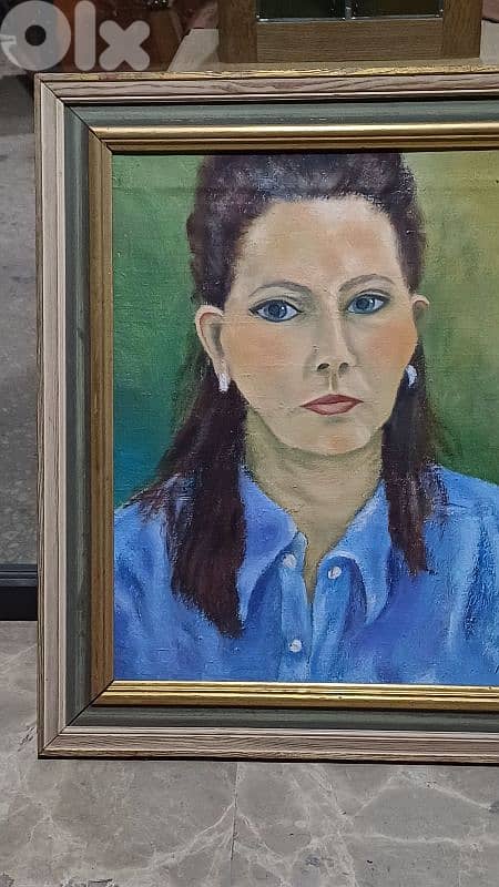 لوحة رسم زيتي اوروبية 6