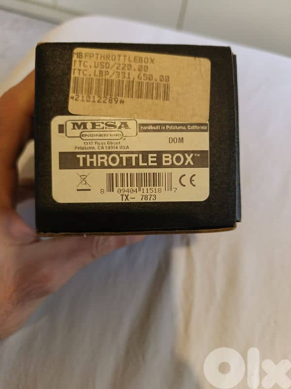 Mesa-Boogie Throttle Box Distortion Pedal for Electric Guitar 1