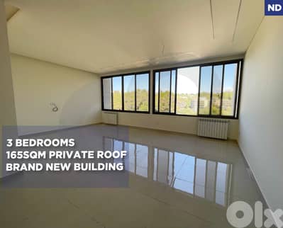 Prime Location- 165 sqm roof terrace IN BAABDA ! REF#ND130477 !