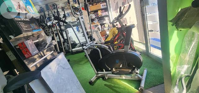 Eliptical Bike Cardio Machine Geo Gym Equipment معدات رياضية متنوعة