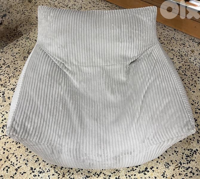 Grey Beanbag 1