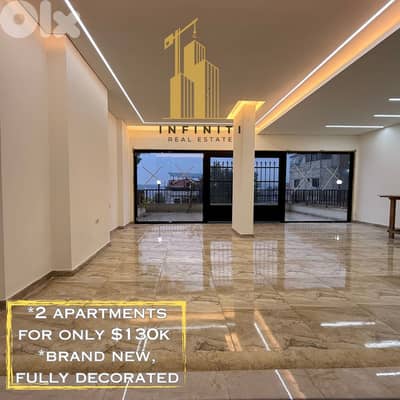 Apartment for sale in Baissour, Aley شقة للبيع في بيصور، عاليه