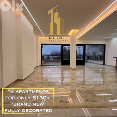 Apartment for sale in Baissour, Aley شقة للبيع في بيصور، عاليه