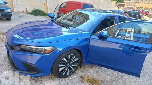 Amazing Honda Civic ex 2024-black leather-Sunroof-سعر مغر جدا