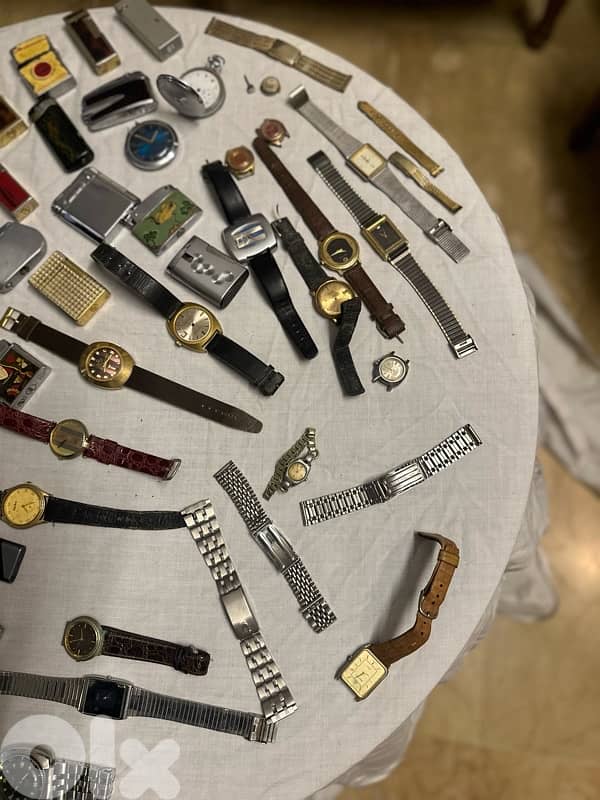 rare watches and lighters . vintage 7