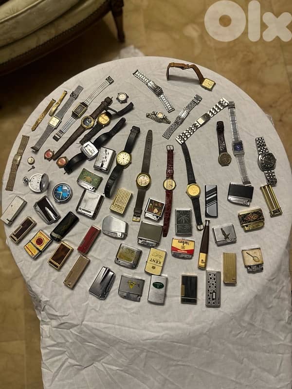 rare watches and lighters . vintage 8