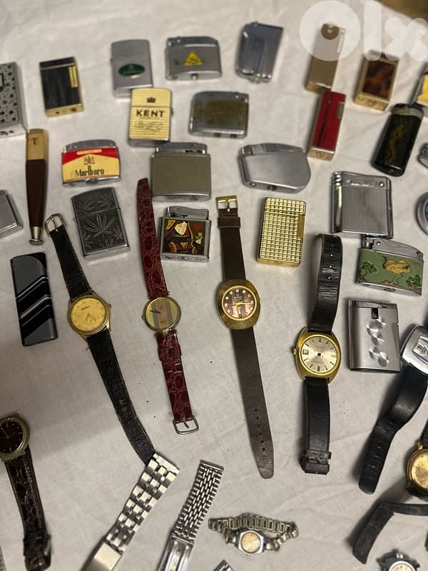 rare watches and lighters . vintage 12