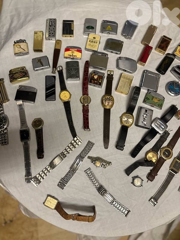 rare watches and lighters . vintage 16
