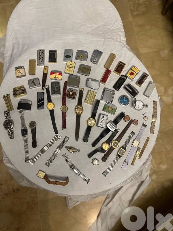 rare watches and lighters . vintage 17