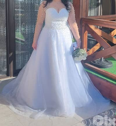 Wedding Dress + White Evening Dress