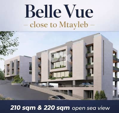 Belle Vue ( Close to Mtayleb) Super Deluxe 210 sqm & 220 sqm sea view