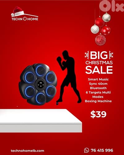 music boxing machine 6 hits 40cm