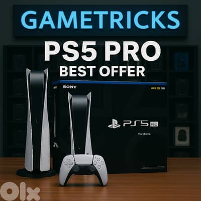 Playstation PS5 PRO console with dualsense