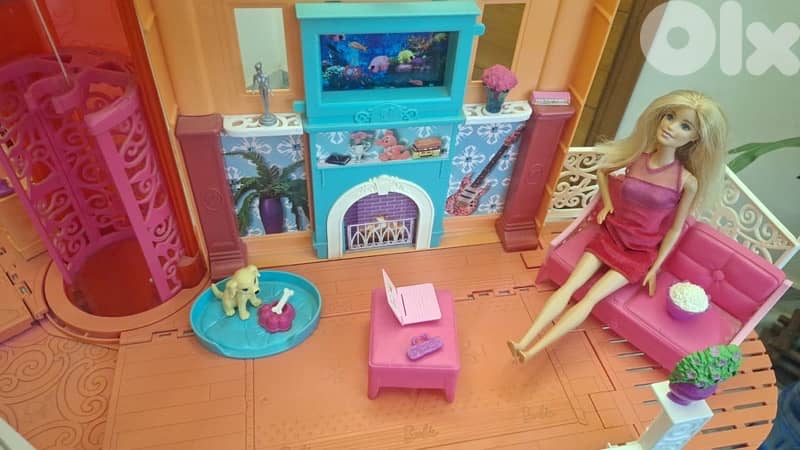 New Barbie dream house (original) With all the accessories 8
