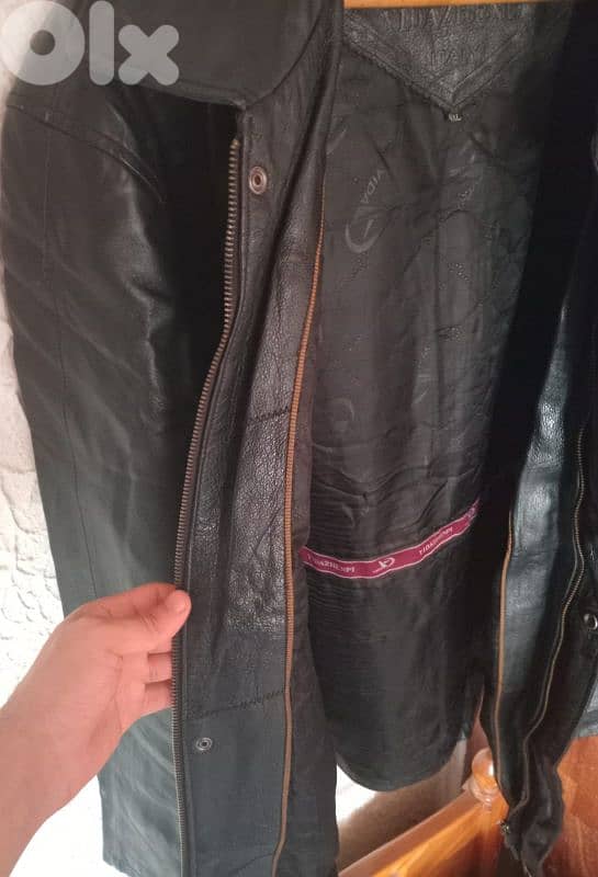 100% Real Italian Leather jacket 1