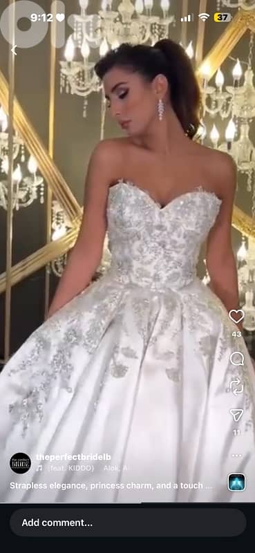 wedding dress with veille 3