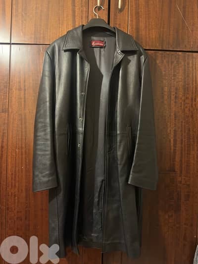 Genuine Leather 3/4 Coat from Morocco - Excellent Condition! (2007)