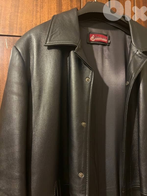 Genuine Leather 3/4 Coat from Morocco - Excellent Condition! (2007) 1