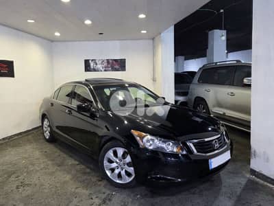 2008 Honda Accord EXL Black/Black Leather Sunroof Like New 1 Owner!
