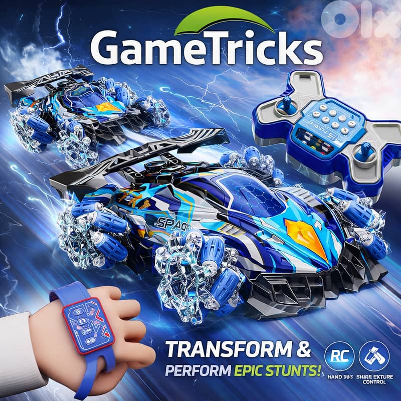 Crazy smart stunt 4wd remote control with hand motion sensor 1