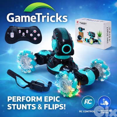 Gun throwser crazy smart stunt remote control with motion sensor