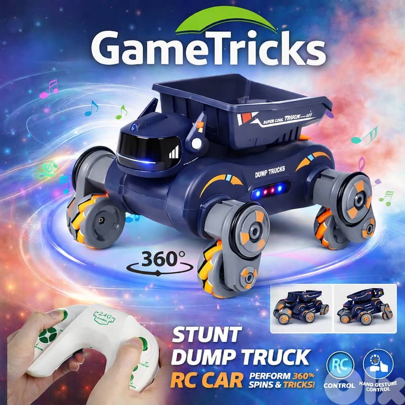 Gun throwser crazy smart stunt remote control with motion sensor 2