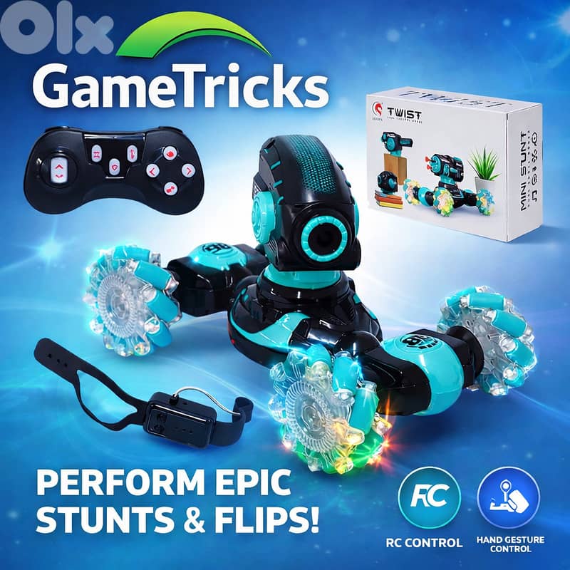 Truck 4X4 car remote control with many motion and sensors 3