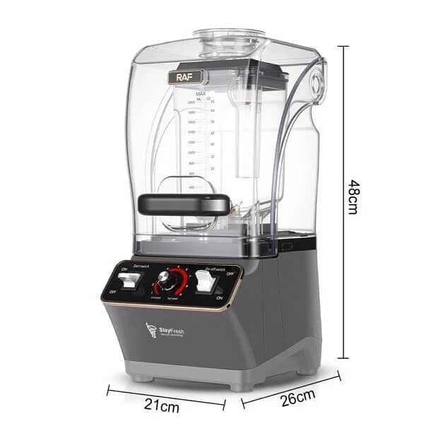 RAF Soundproof 1200w blender 1
